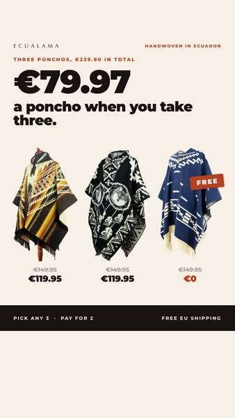 Buy 2, Get 1 Free
