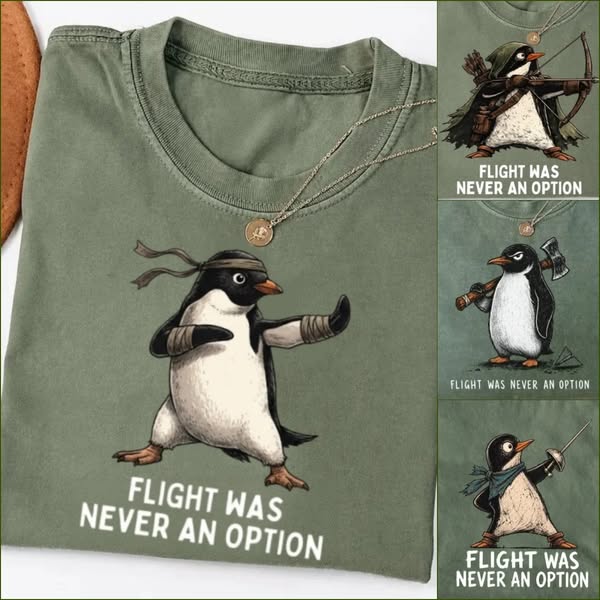 Flight Was Never An Option—Shop Tactical & Archer Penguins!