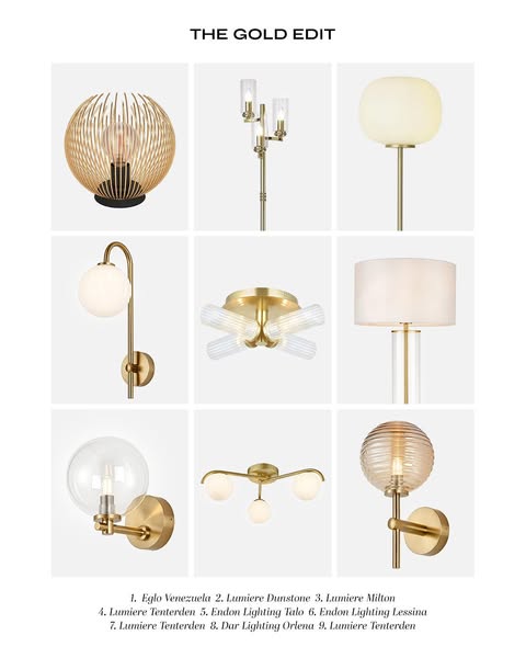 Gold Lights | Gold Lighting | Dusk Lighting