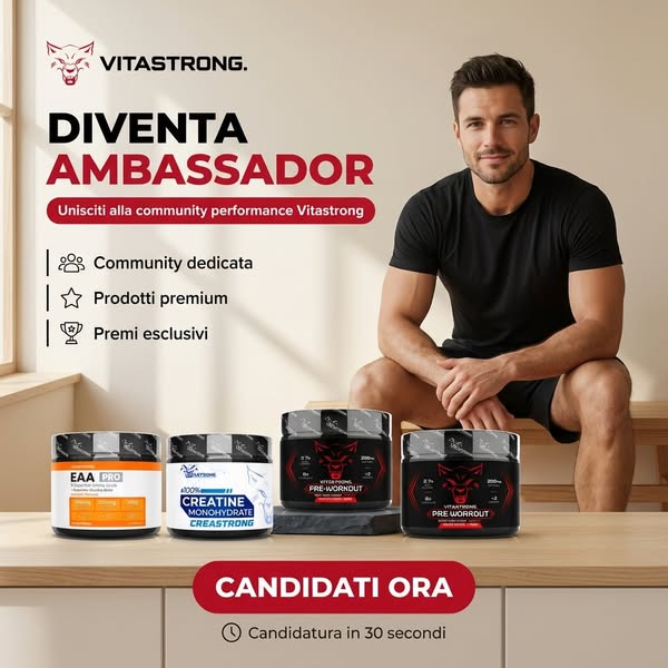 Diventa Ambassador Vitastrong