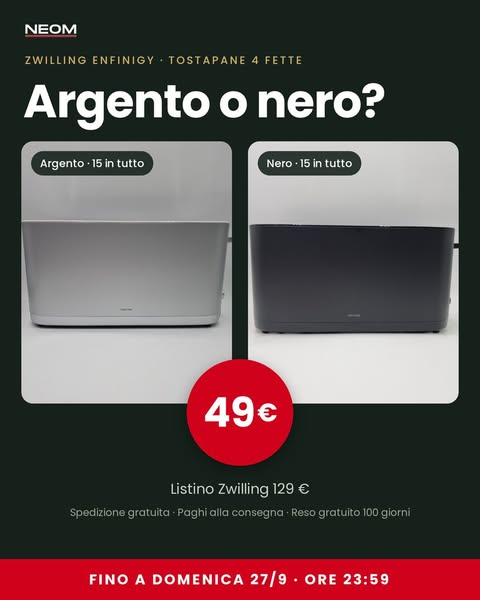 Argento o nero: 49 €