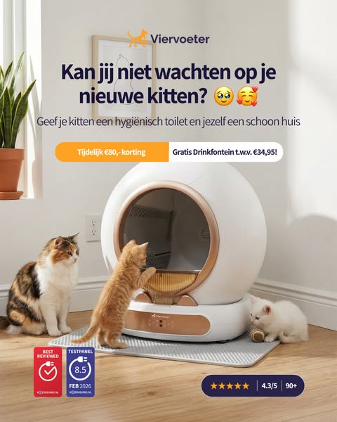 Al 5.500+ kattenbaasjes gingen je voor