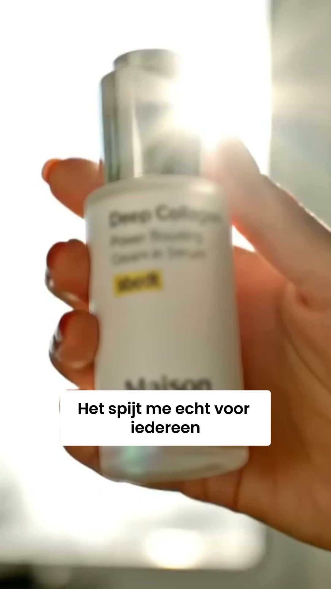 €300 aan crèmes. Nog steeds moe.