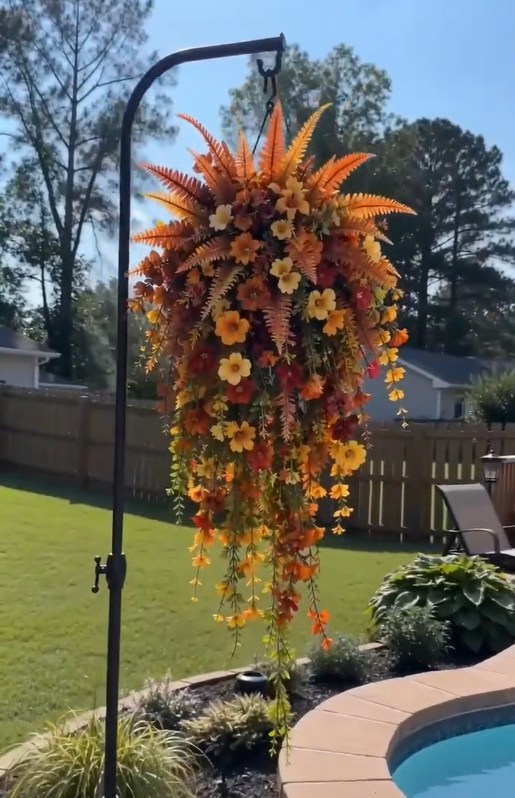 Last Day 60% OFF Artificial Fall Harvest Hanging Basket - Autumn Porch & Door Decoration