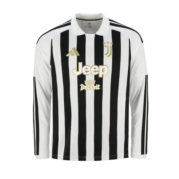Maglia Juventus Home "Visit Detroit" 26/27 - Manica Lunga