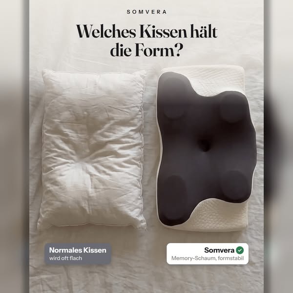 Welches Kissen hält die Form?