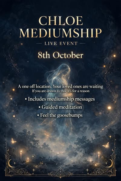 Chloe Mediumship Live | Spiritual Evening & Mediumship Event at Uttoxeter Racecourse