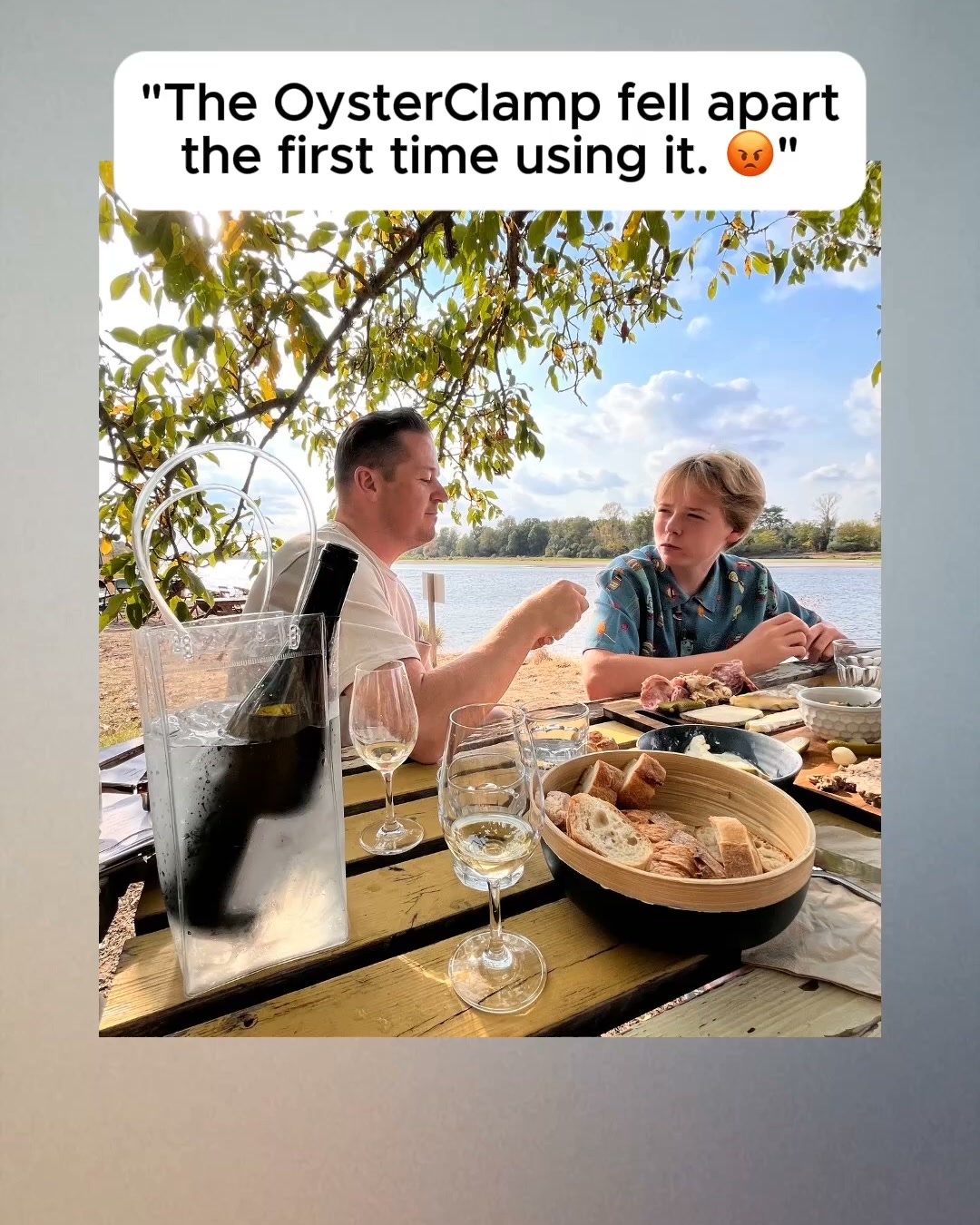 Is the OysterClamp durable for shucking oysters?