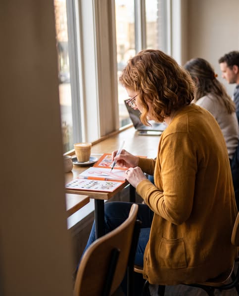 The Calmest Woman In The Coffee Shop.