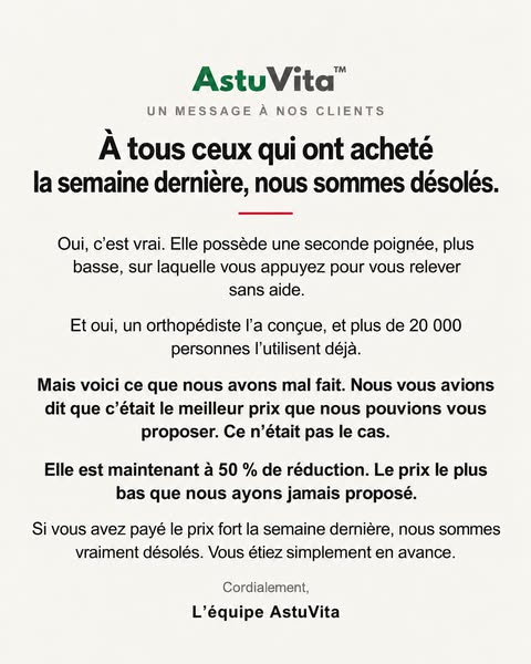 50% jusqu'à épuisement des stocks