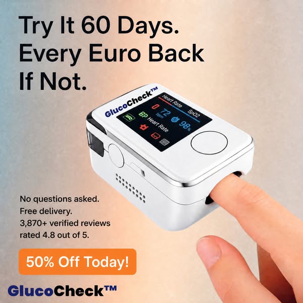 5-second reading. No needles. Ever.