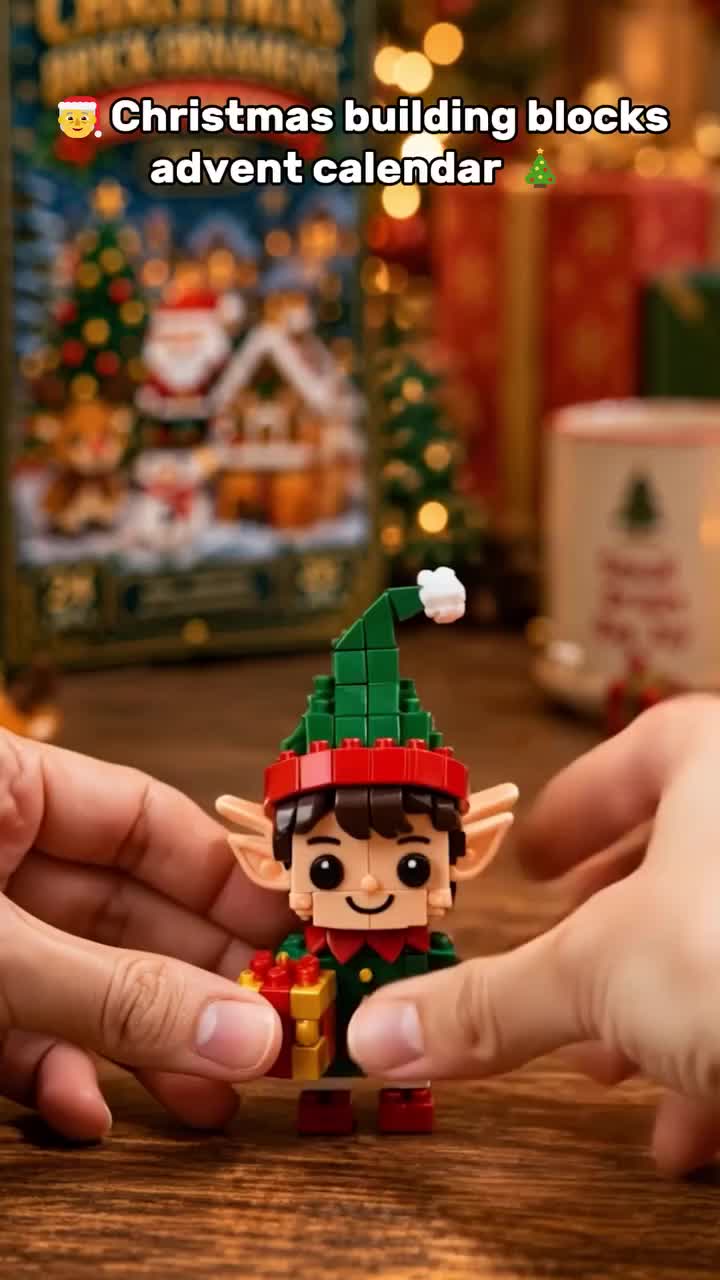 2026 Mini Christmas Building Block Ornament Advent Calendar