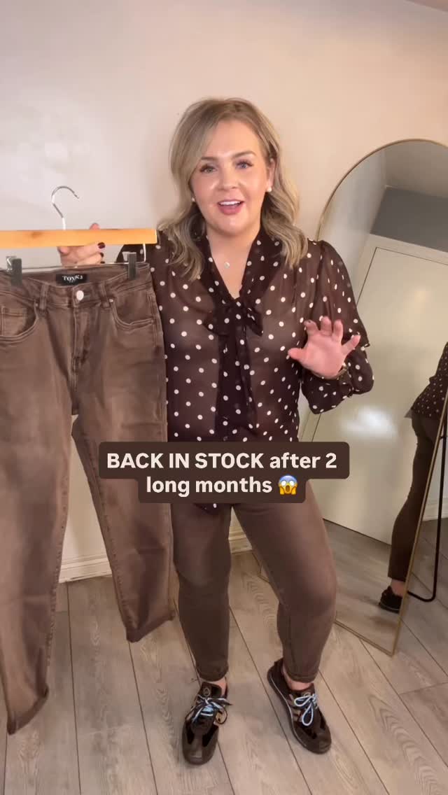 No.1 BESTSELLING TOXIK JEANS BACK IN STOCK