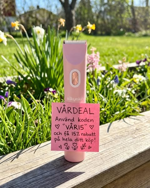 15% extra rabatt med koden VÅR15