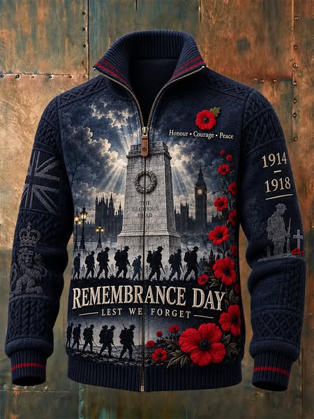 Wear it to remember. Lest we forget.