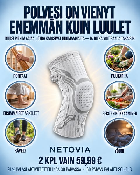 Ei mikään tavallinen polvituki