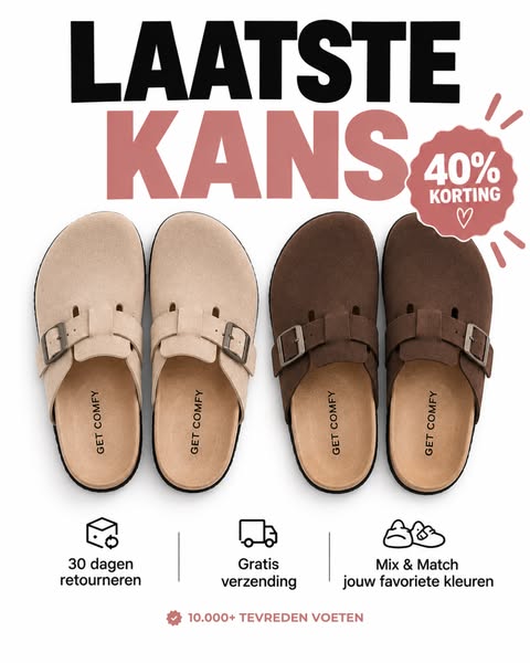Mis je korting niet, Jouw kleur nog beschikbaar!