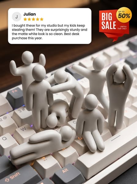Creative Miniature Mannequin Figurine Set