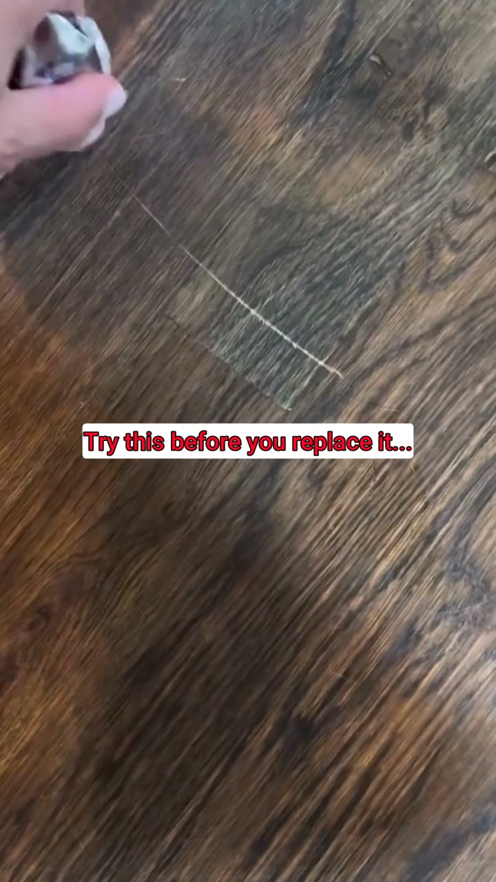 Try This to Remove Wood Scratches