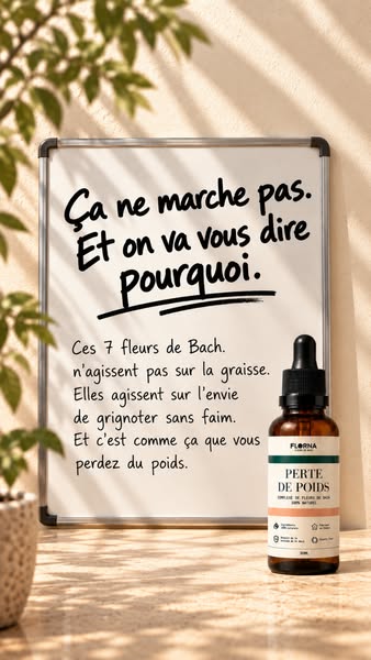 Des fleurs pour maigrir