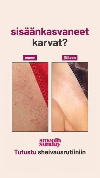 Päivitä sun sheivausrutiini