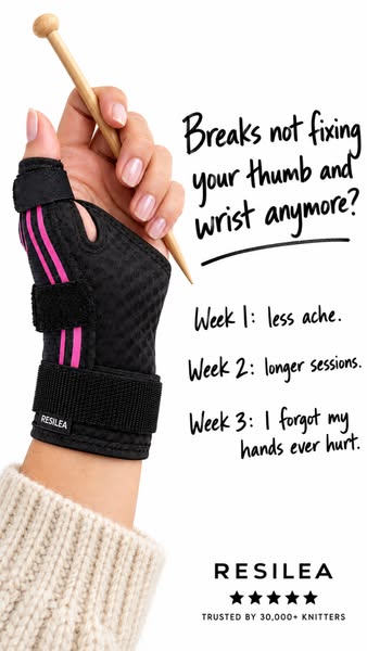 Thumb Stabilizer + Twin Support Stays – Soft Support, Fingers Free | Resilea