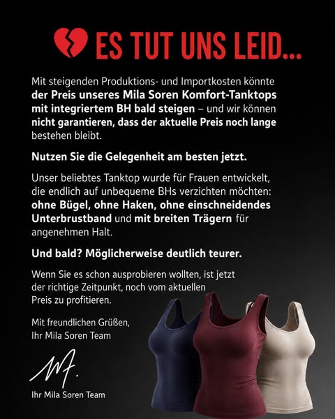 2026 ist das Jahr ohne BH