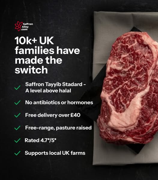 Get fresh Halal meat delivered by tomorrow. Free shipping on orders £40+.