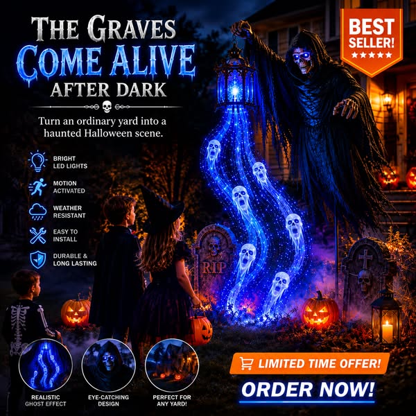 Halloween Soul Harvester Animated Garden Light