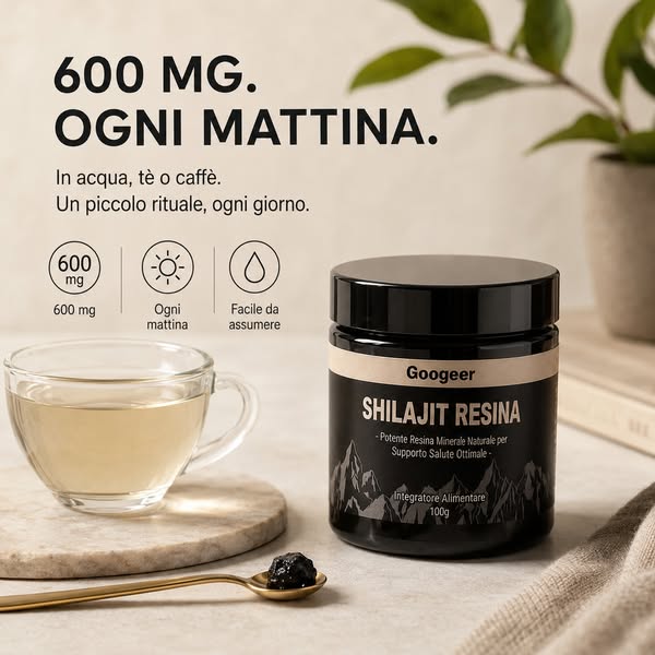600 mg. Ogni mattina.