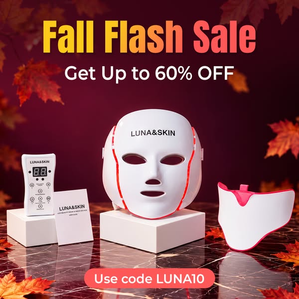 7 LED Colours + Microcurrent for Firm, Lifted Skin