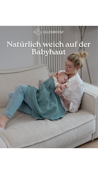 Schluss mit Schwitzen & Frieren. Unsere Merinodecke gleicht Temperaturschwankungen aus – im Kinderwagen, beim Mittagsschlaf oder unterwegs i