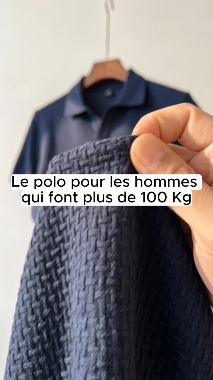 Le polo conçu pour les hommes qui ont du ventre !