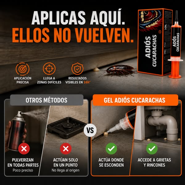 ¿ Ves cucarachas ?