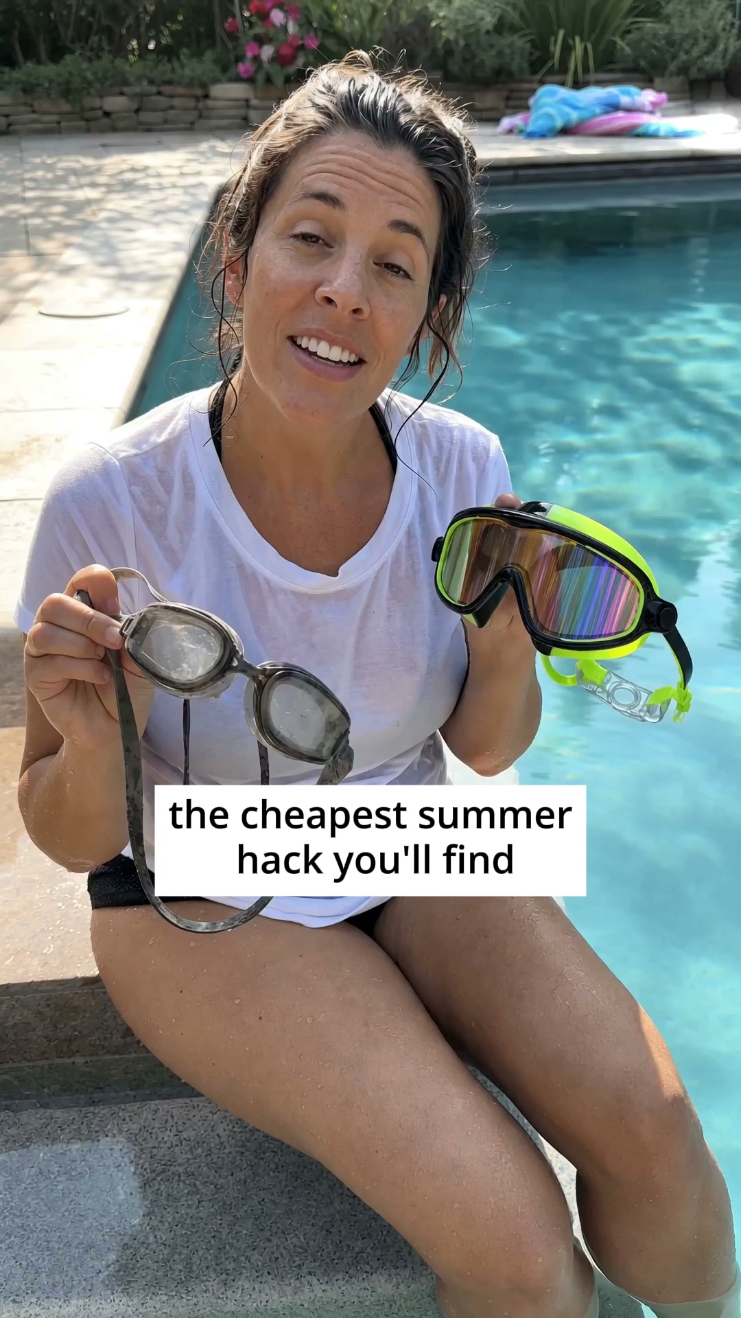 The Swim Goggles Kids Put On Themselves