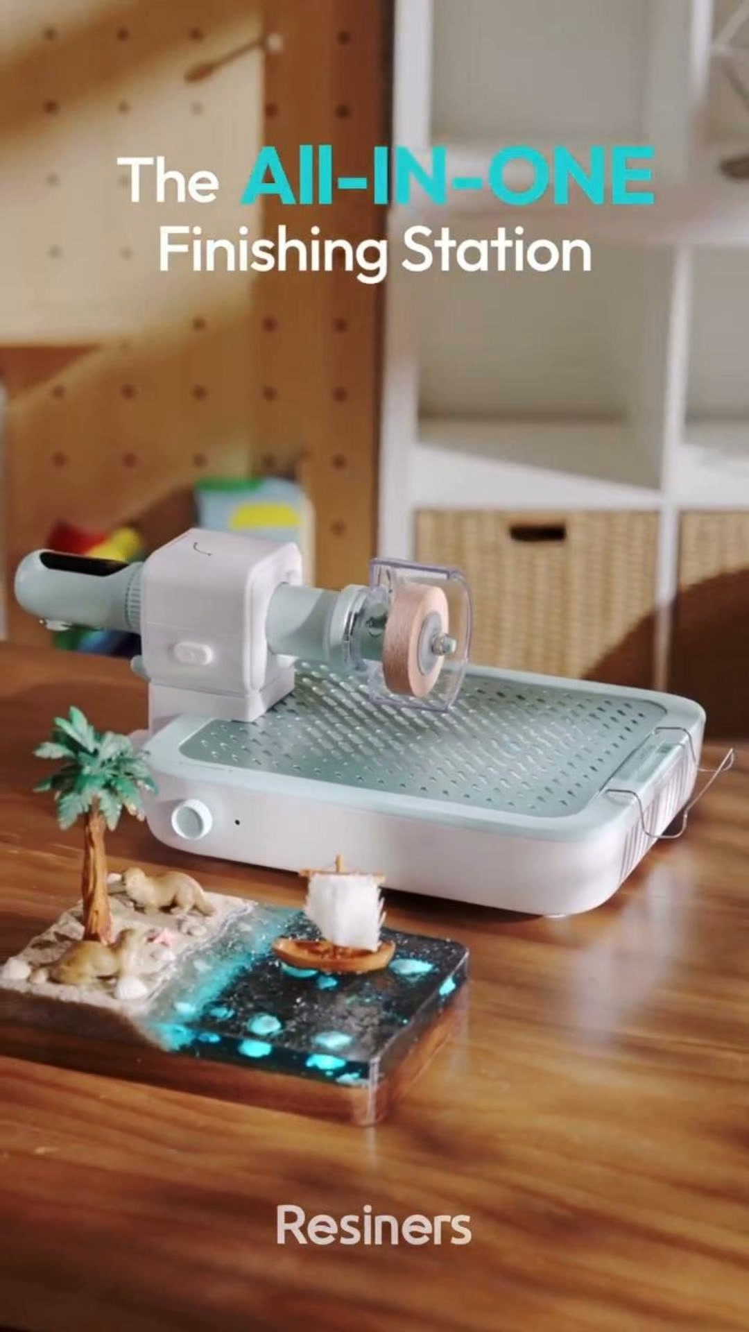 Cordless Sander & Polisher with Dust Control｜3‑in‑1 Modes, USB‑C