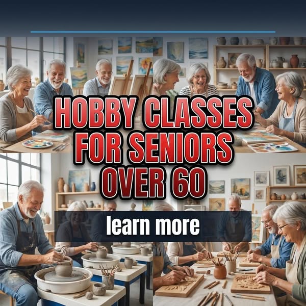 Read About Hobby Classes for Seniors Over 60