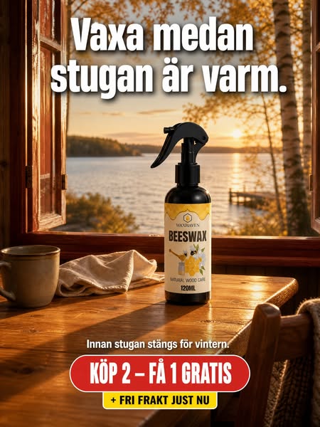 Bivax skyddar ditt trä
