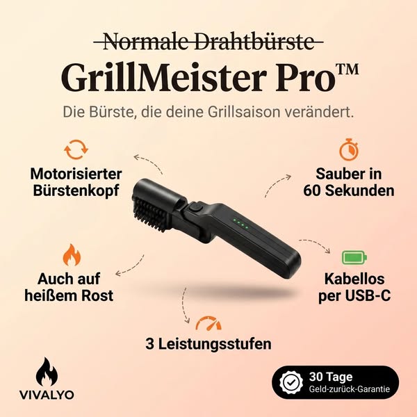 Deinen Grill in 5 Minuten sauber | 50% Rabatt