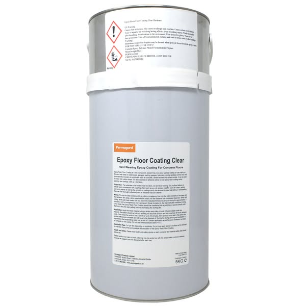 Epoxy Resin Floor Coating Clear 5kg Permagard - Epoxy Flooring & Damp Proofing