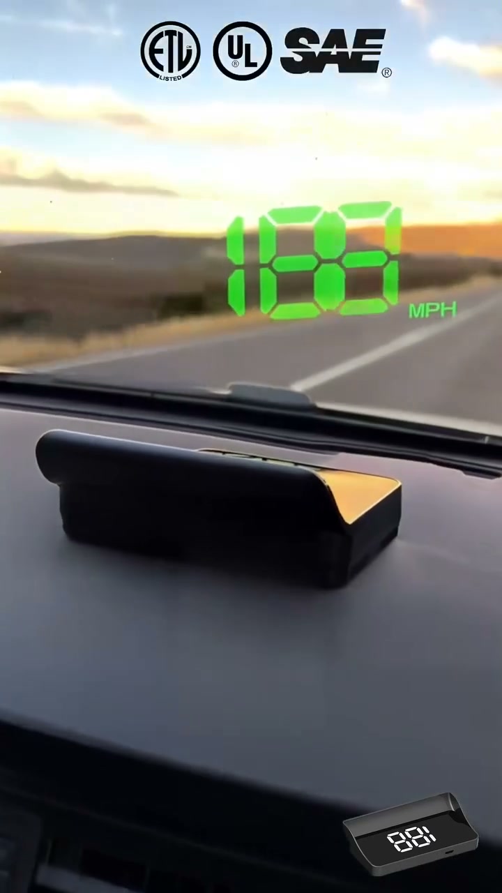 Head-Up Display (HUD) Car GPS Digital Speedometer