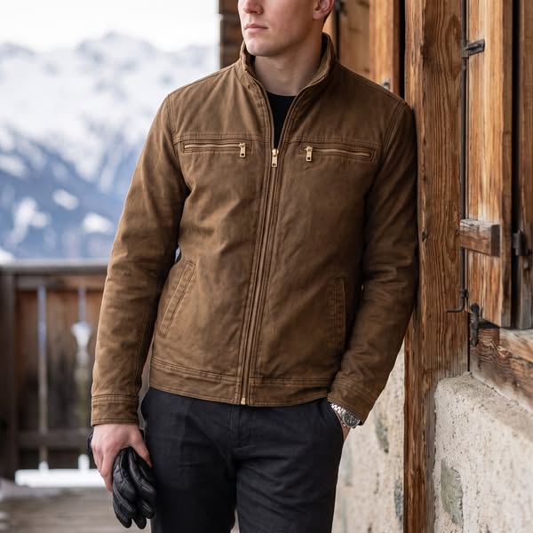 Valmont Vintage Khaki Field Jacket - Cross & Crown