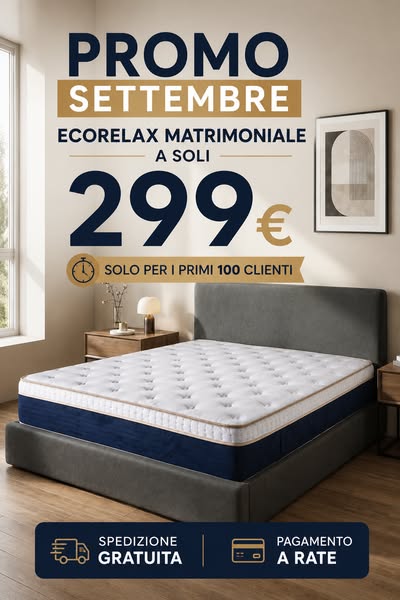 Ecorelax matrimoniale a 299€