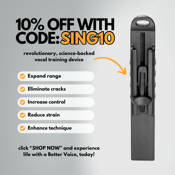 Enjoy 10% Off A Vocal Trainer Today