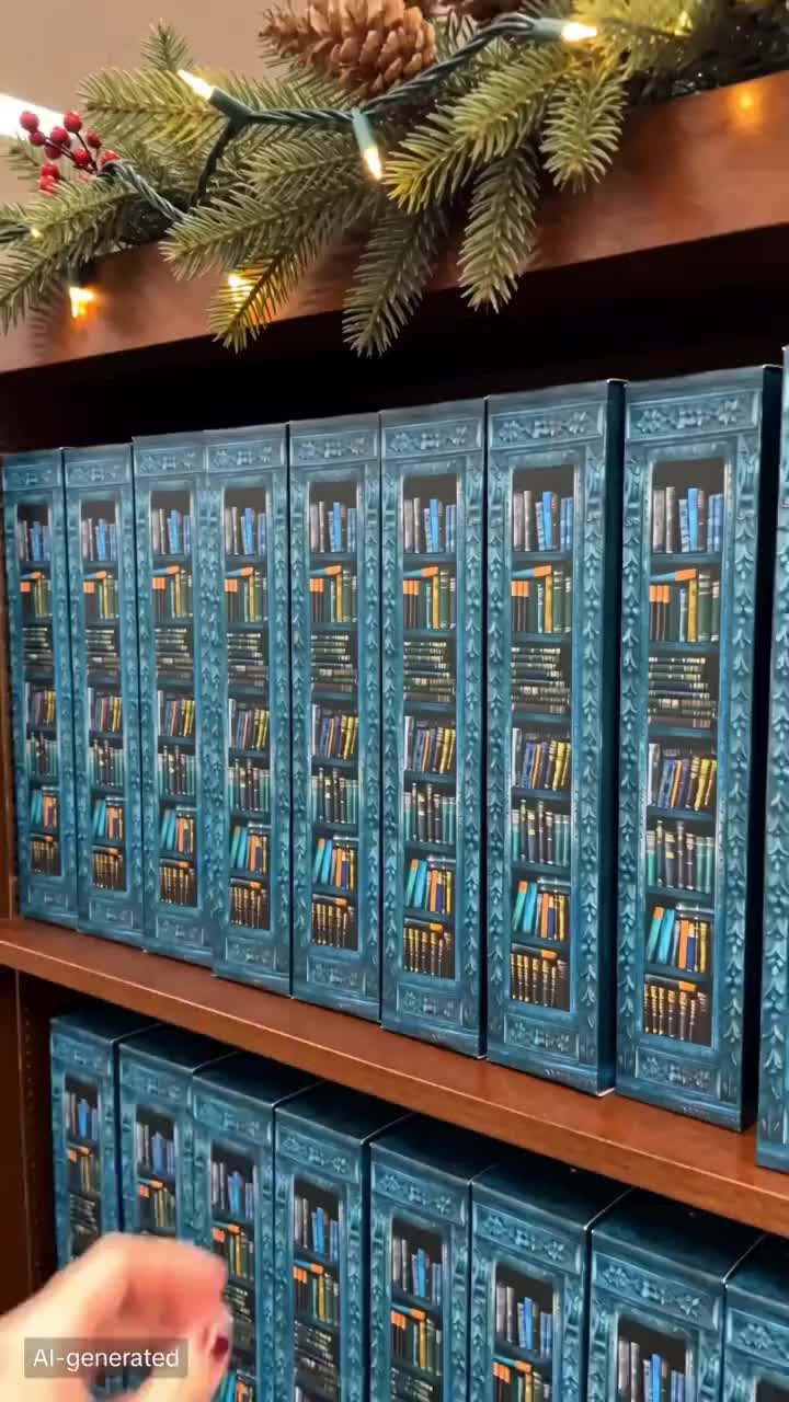 【Best Gift】Mini Book Ornament Advent Calendar