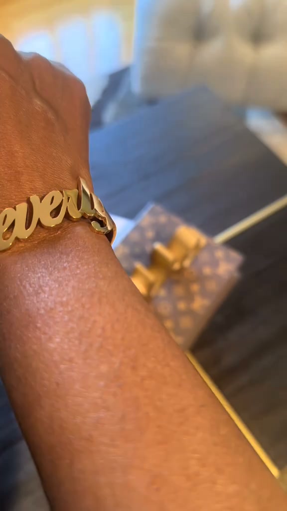 Custom Name Cuff Bangle