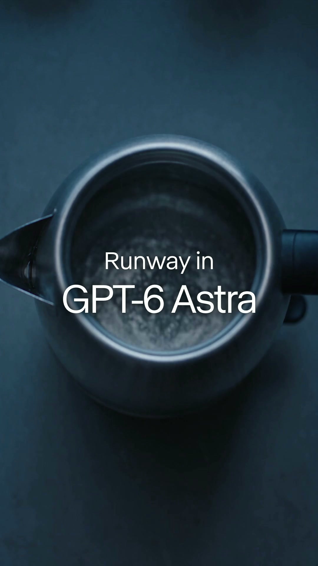 Anúncio de Runway