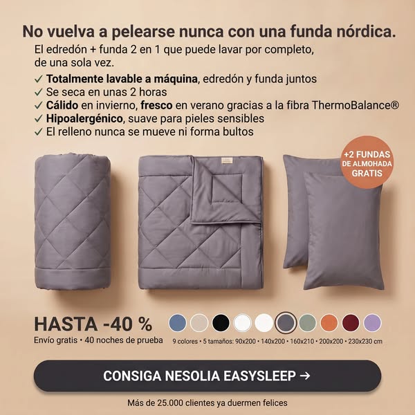 Nunca más cambiar la ropa de cama