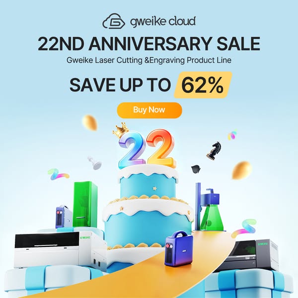 GWEIKE 22nd Anniversary Sale | Save Up to 62% OFF!
