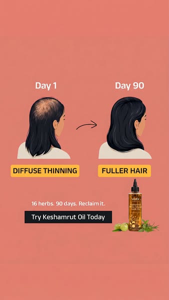 Vedix Keshamrut 16+ Herbs Infused Hair Oil